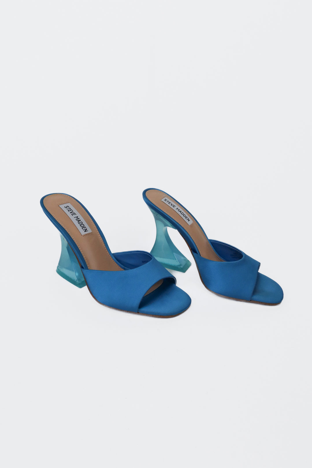 Steve Madden Blue Acetate Heels (6.5)