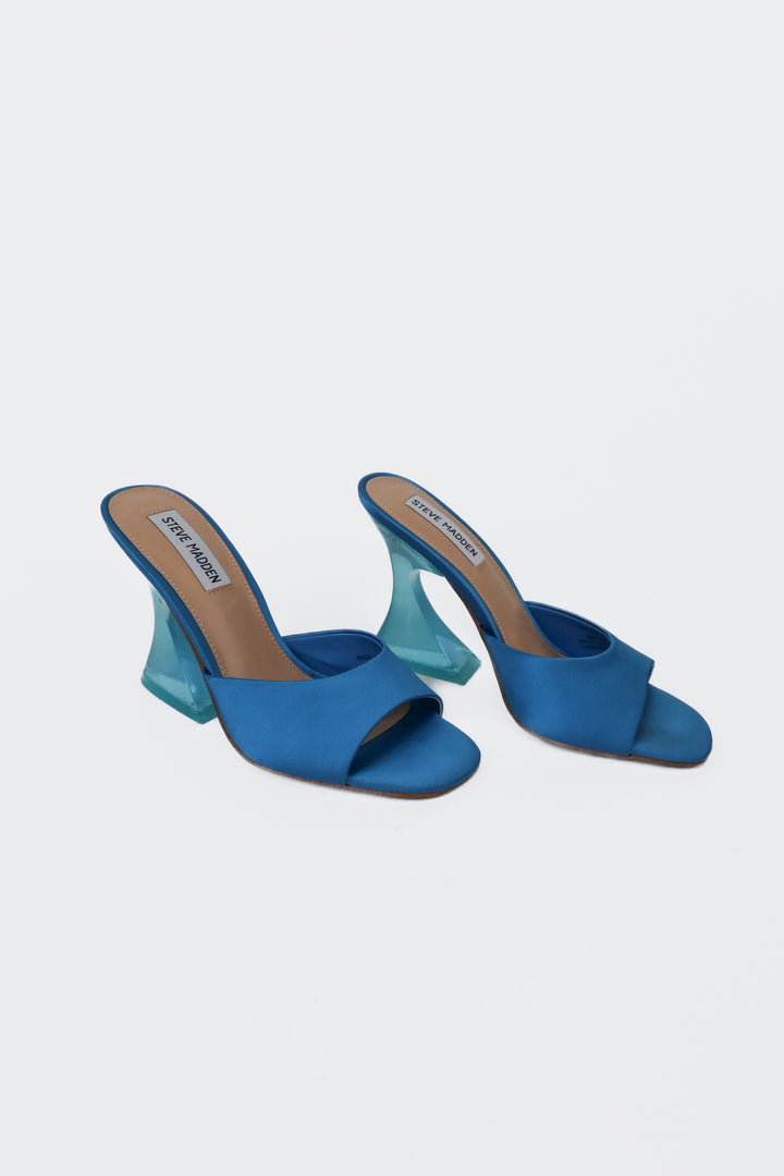 Steve Madden Blue Acetate Heels (6.5)