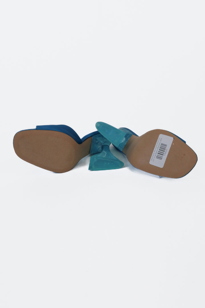 Steve Madden Blue Acetate Heels (6.5)