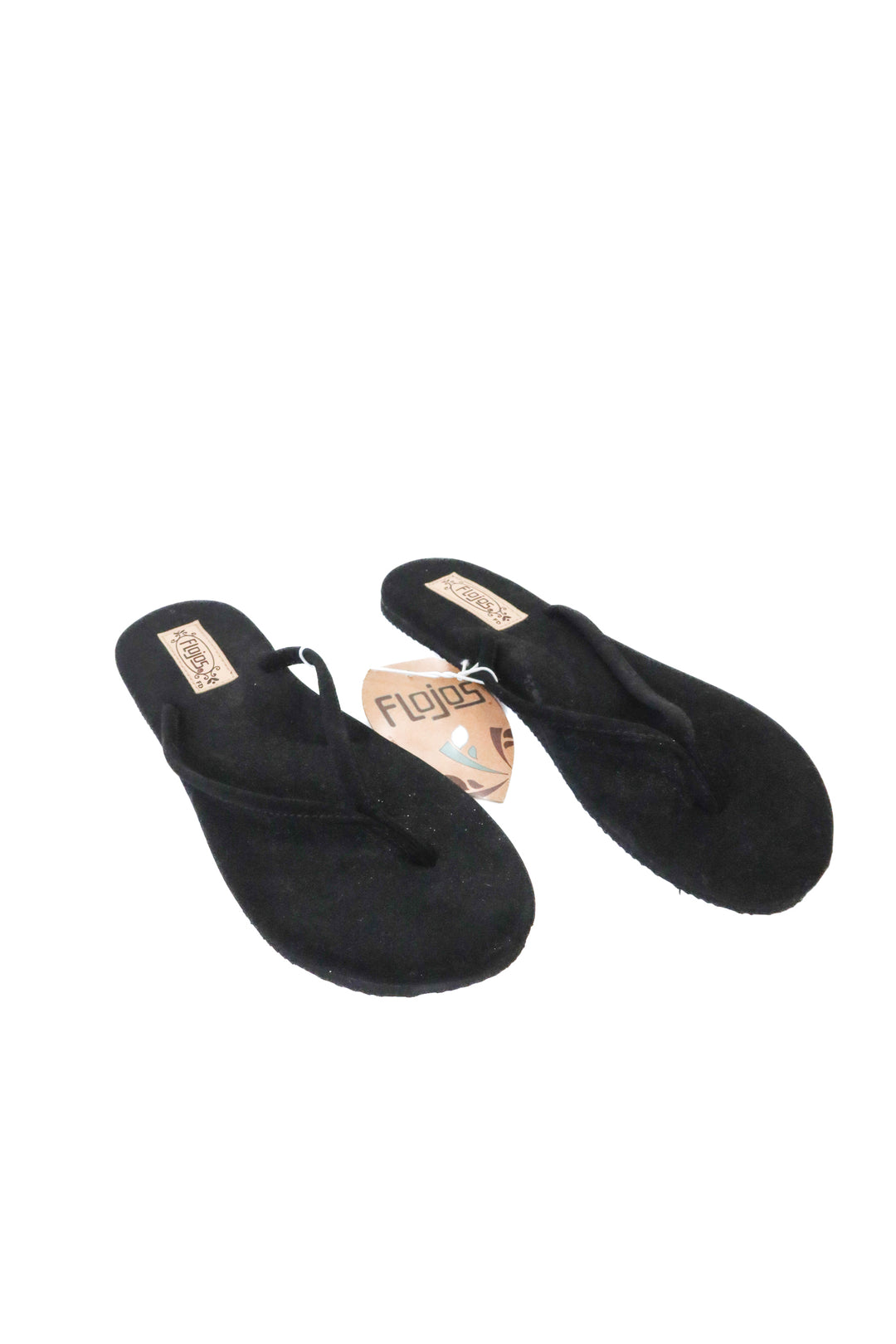 Flojos Black Flip Flops NWT (7)