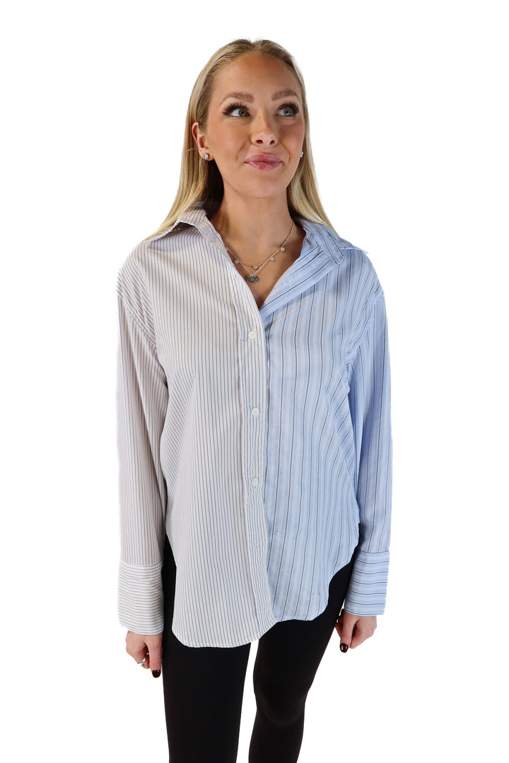 Fore Pinstriped Shirt NWOT (S)