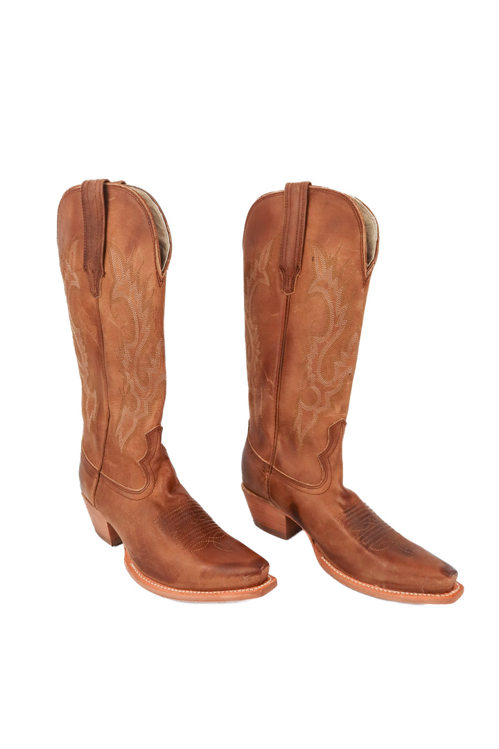 Freebird brown leather cowboy boots NWT (7)