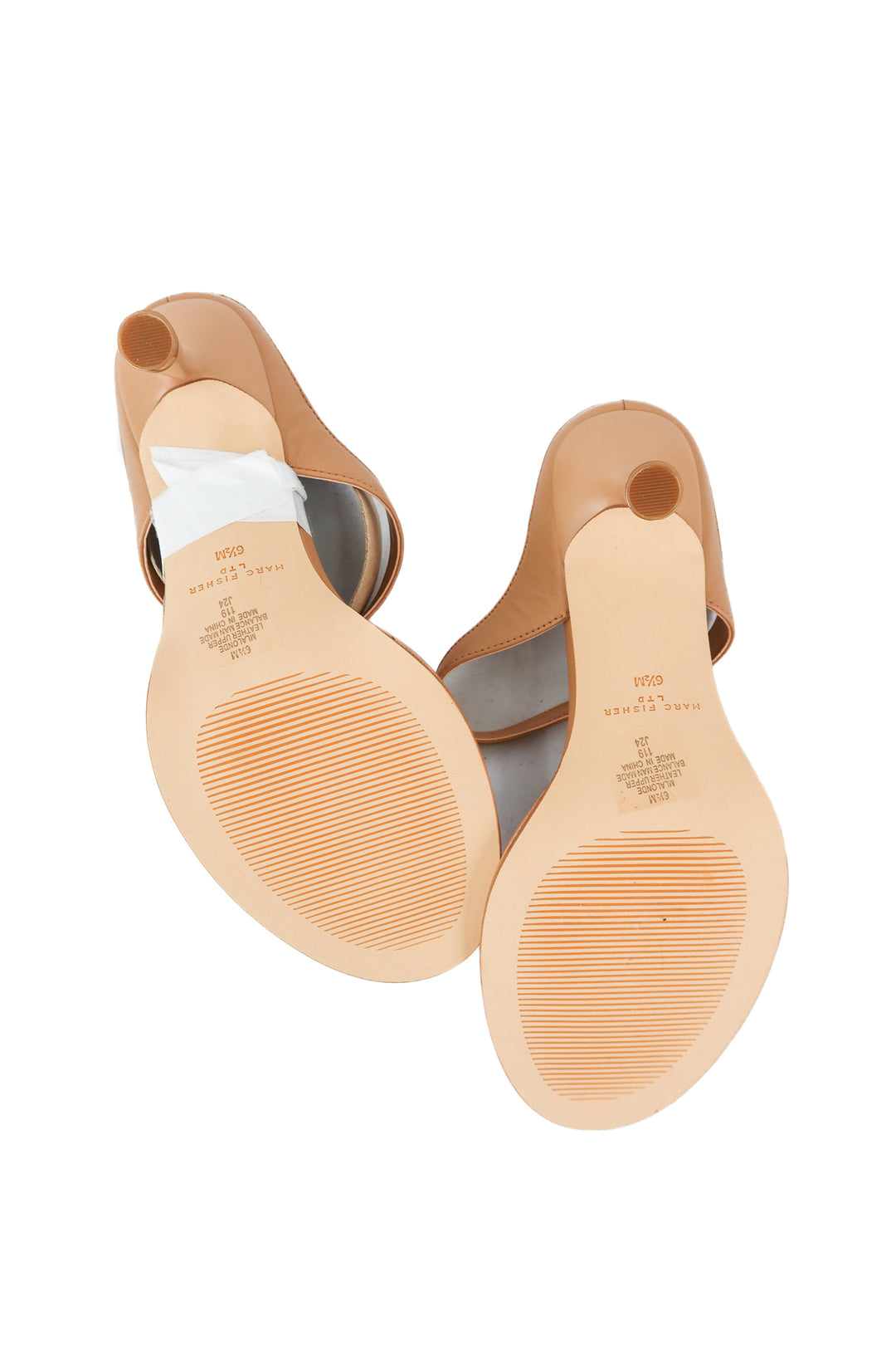 Marc Fisher nude leather sandals NWT (6.5)