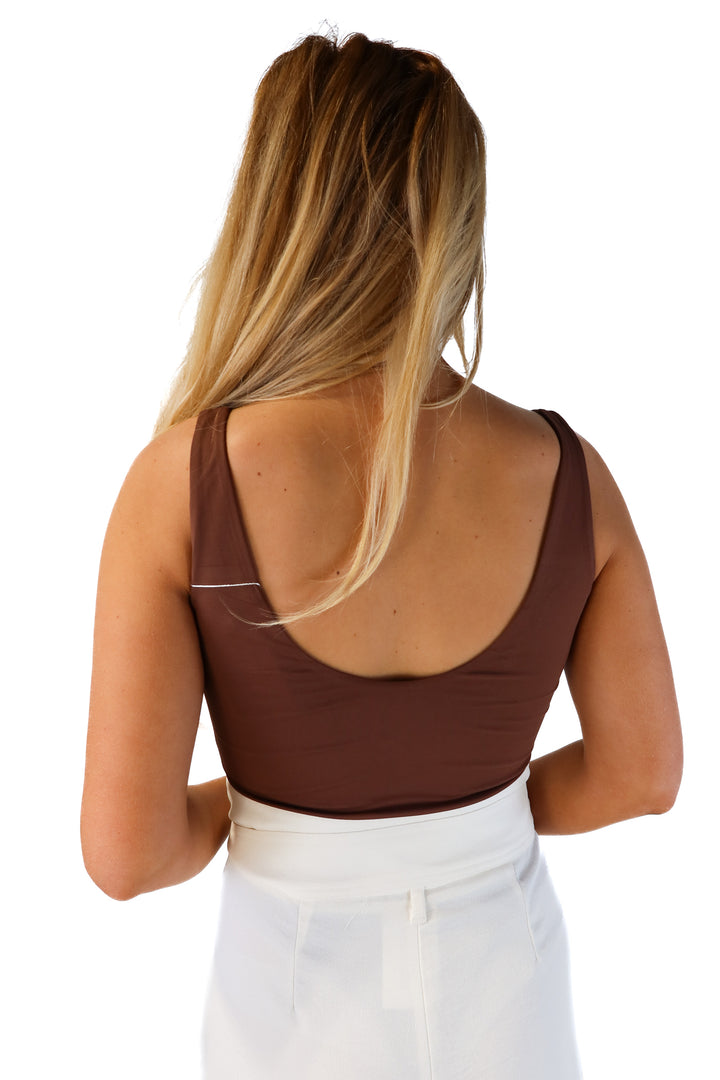 Reoria Brown Bodysuit NWT (M)
