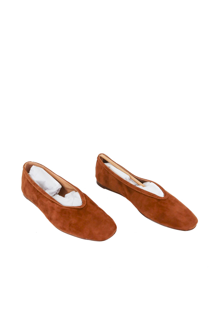 Steve Madden chestnut suede flats NWT (6.5)