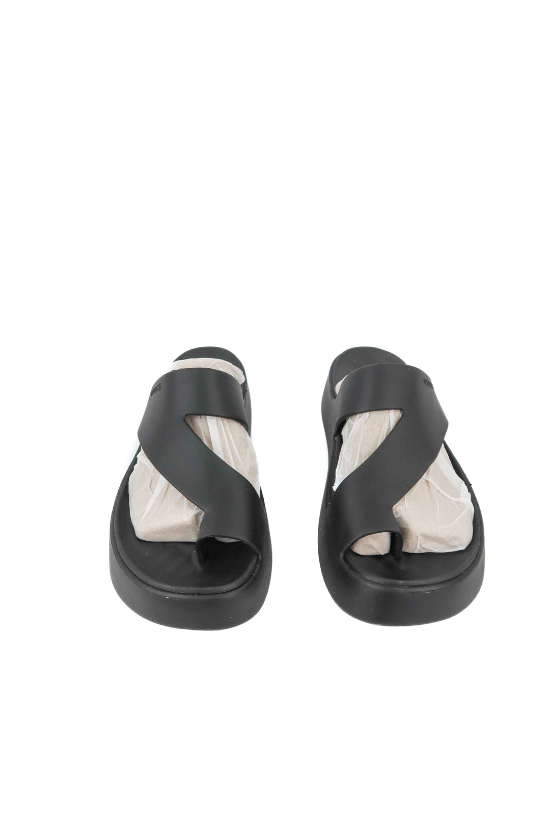 Crocs black platform sandals NWT (7)