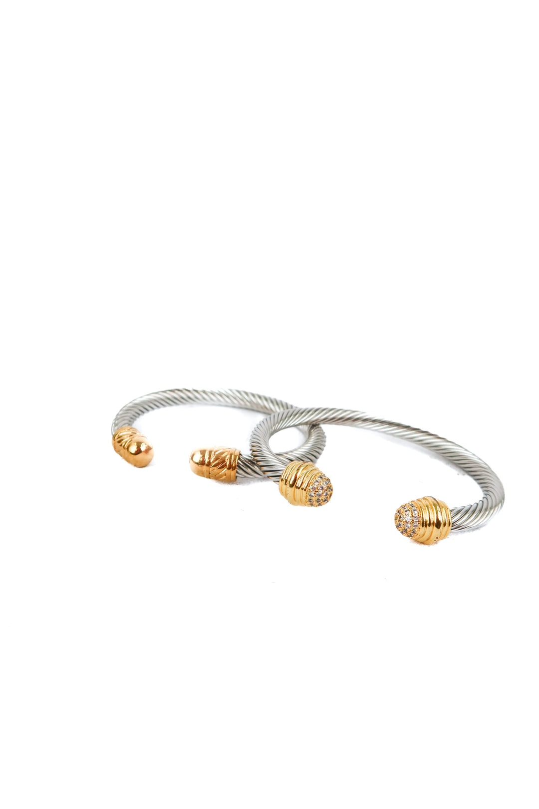 Silver/ Gold rope bracelet set
