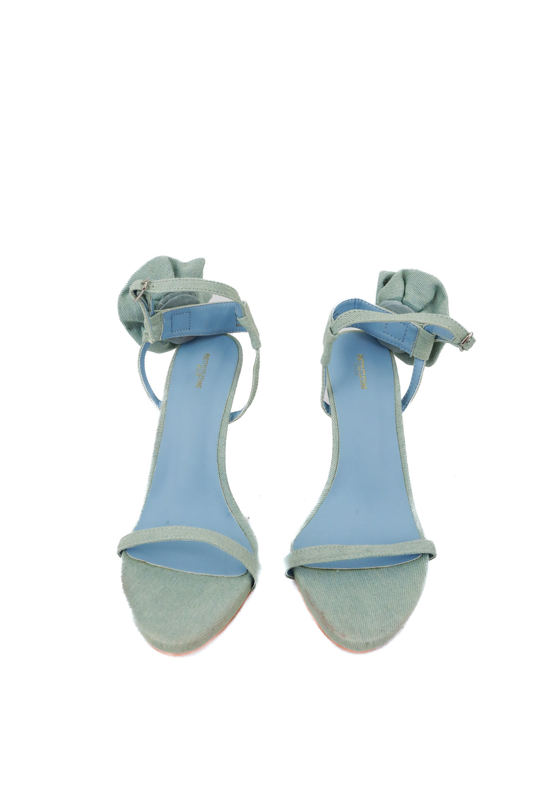 Pretty little thing denim rose heels (7)