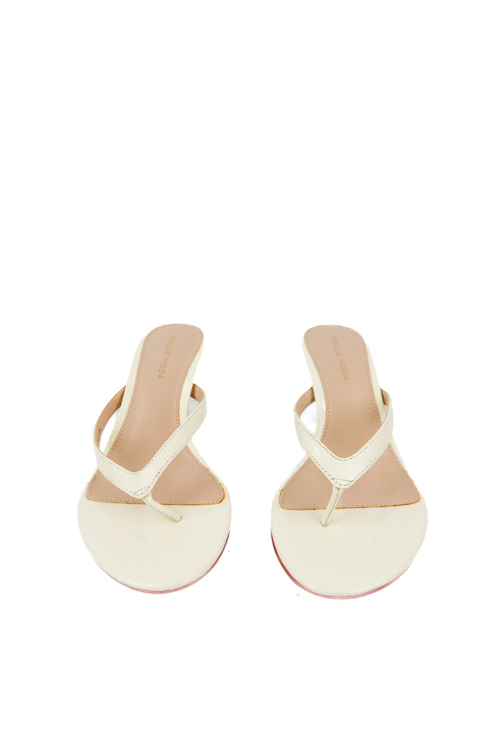 Pelle Moda cream sandals (6.5)