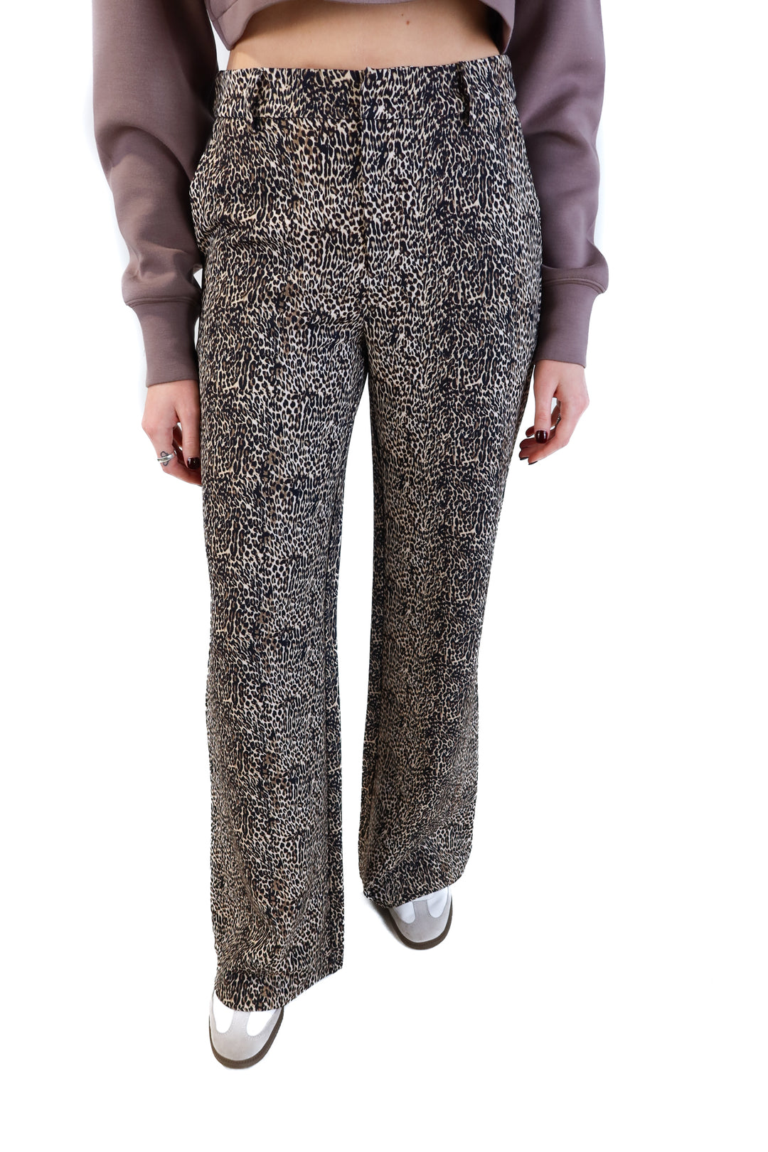 Vici cheetah wide leg pants (s; retails for $74)