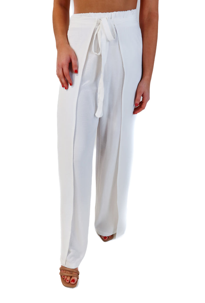 Zara White Flowy Pants (S)