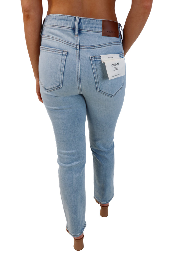 Hidden light wash ‘Quinn’ high-rise cropped jeans NWT (26; retails for $110)