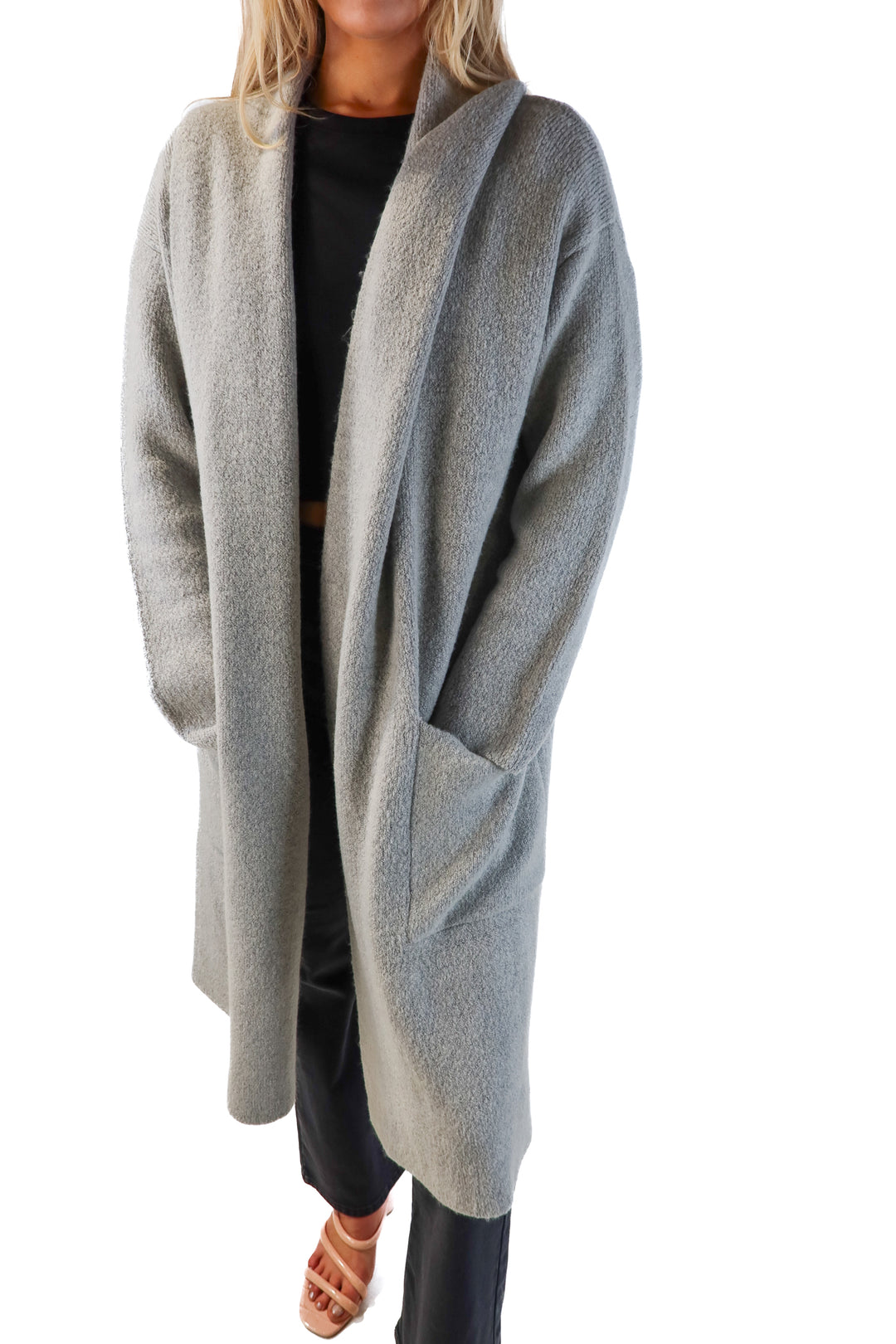 SOLD: Vici Grey Long Cardigan (S/M; retails for $88)