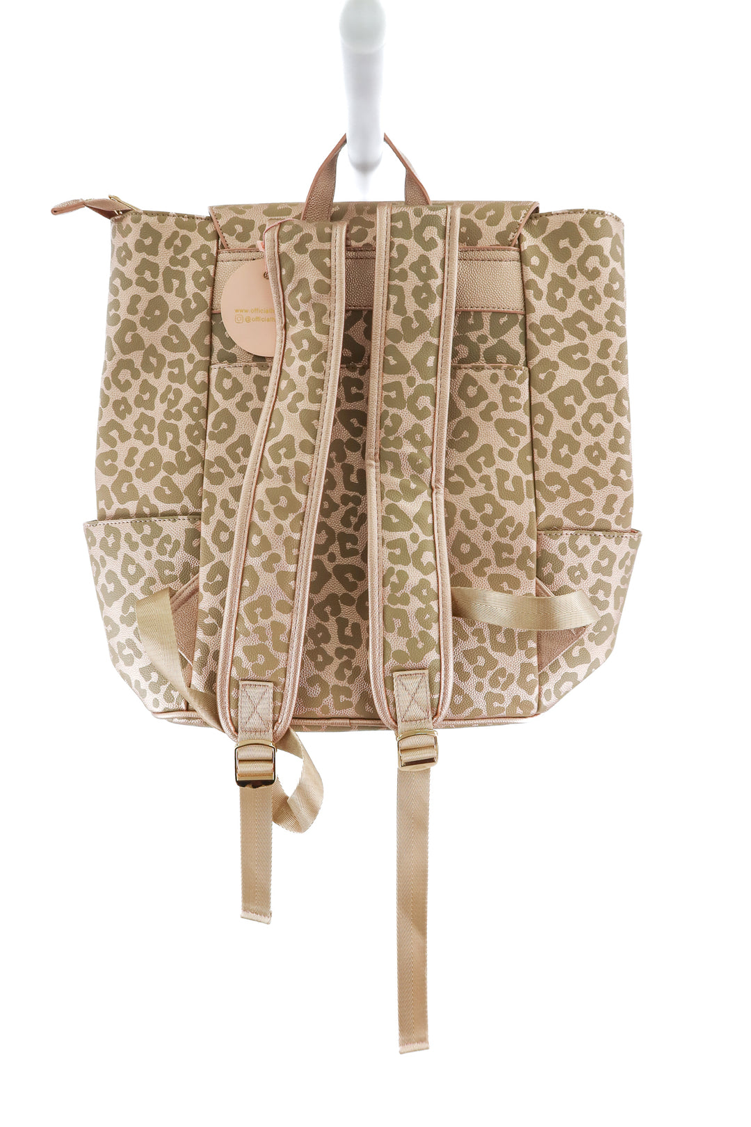 Hollis metallic pink travel backpack NWT