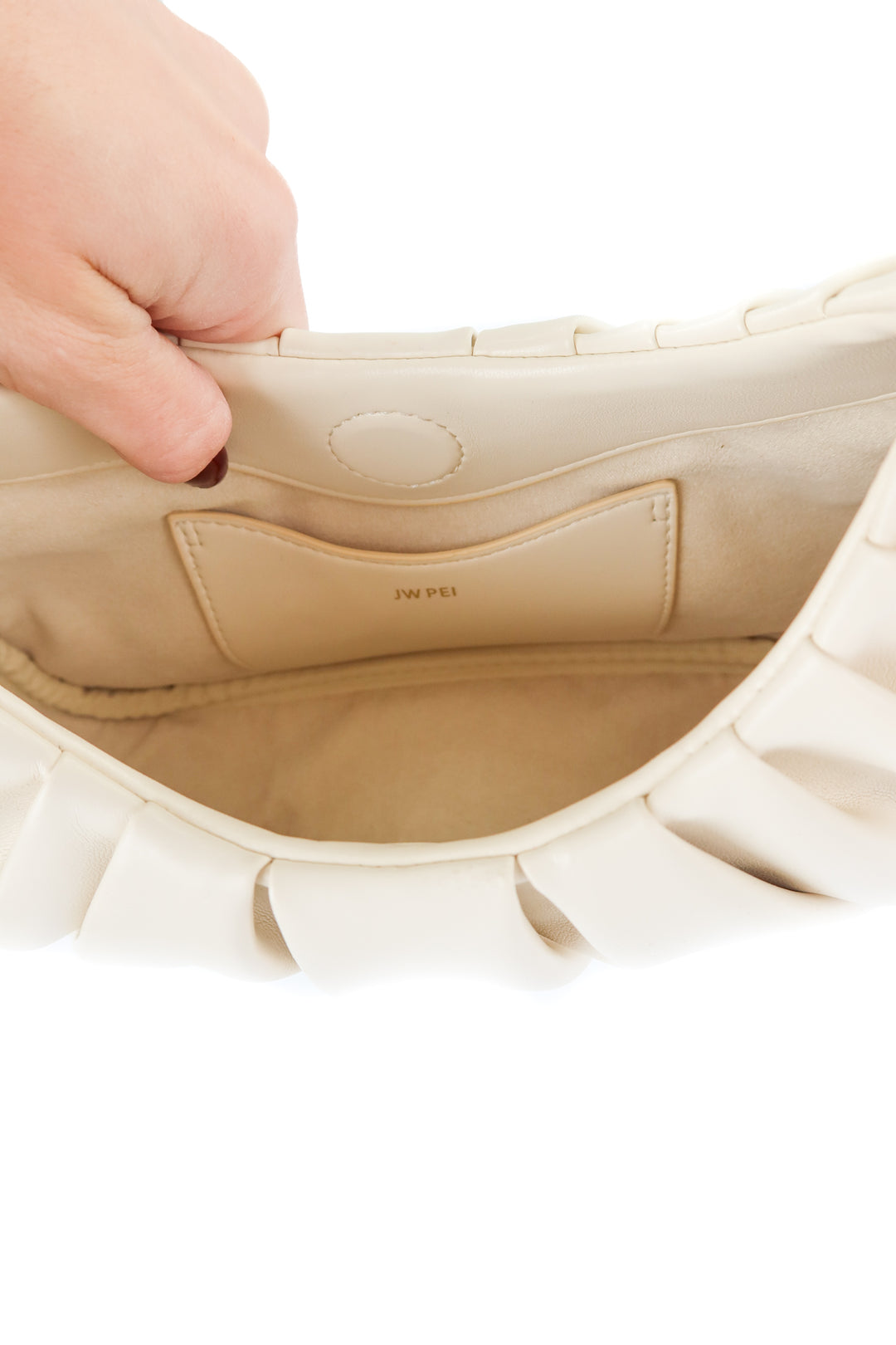 JW PEI cream purse NWT