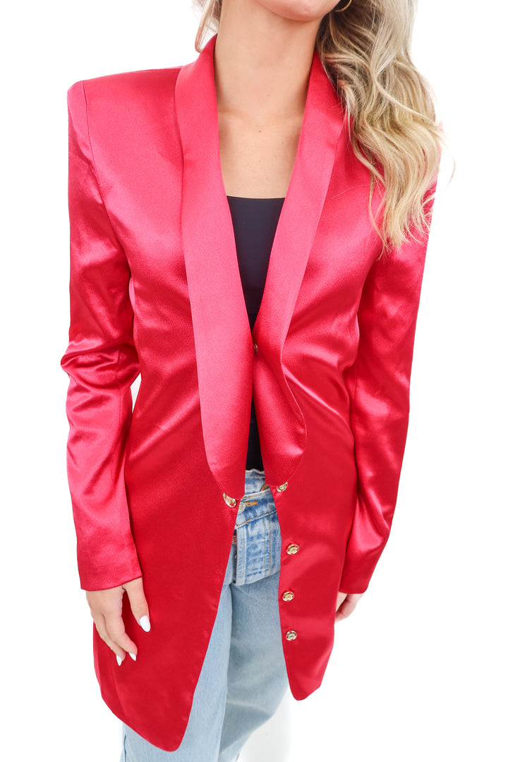 bronx and banco fuchsia blazer NWT (6; retail $213)