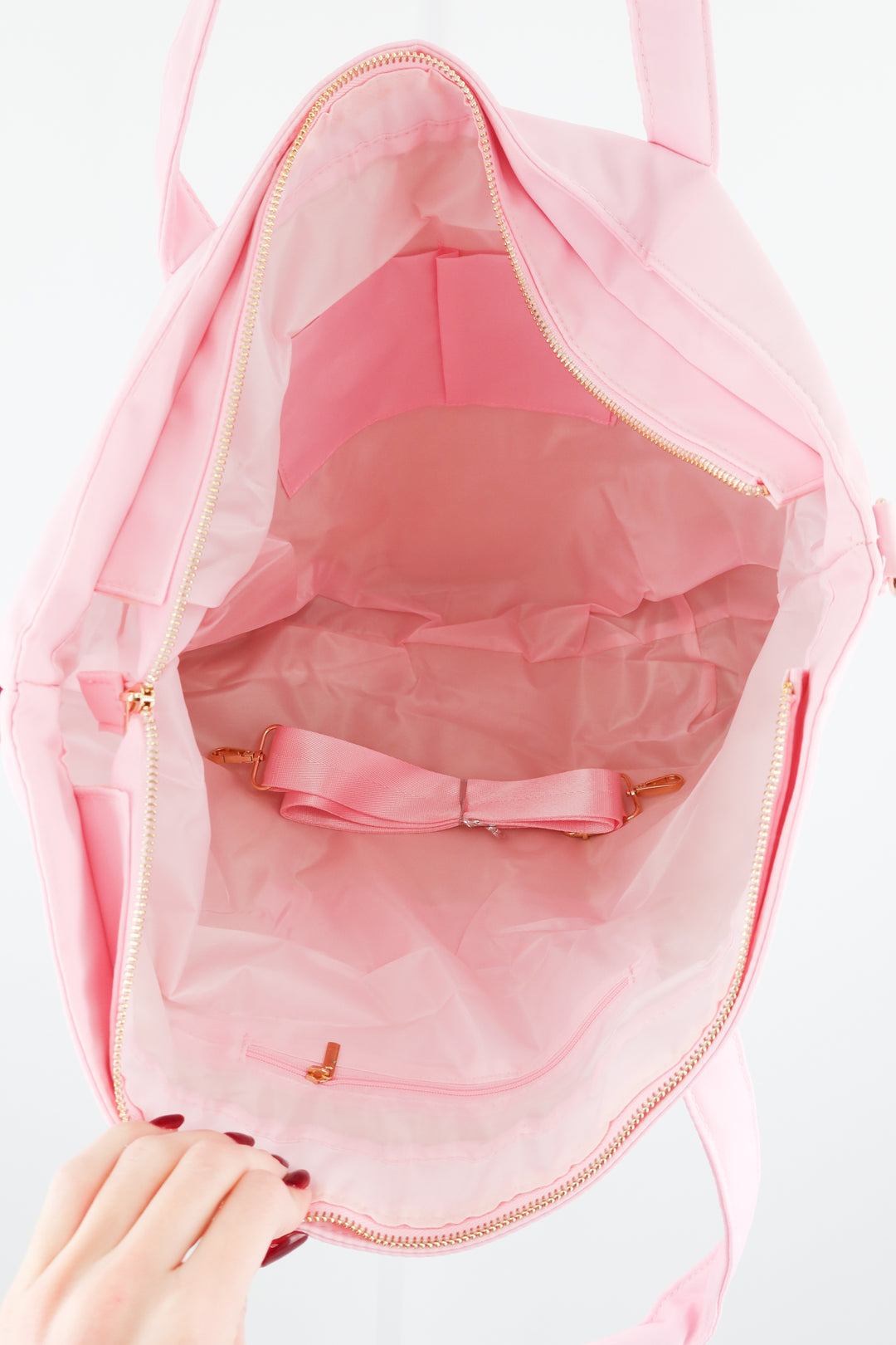 Kaymey pink tote bag NWT