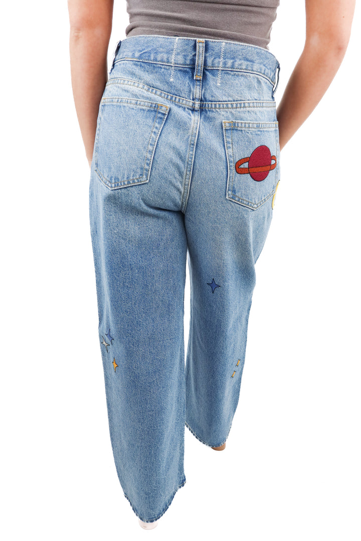 coach moon/stars embroidered jeans nwt (4)