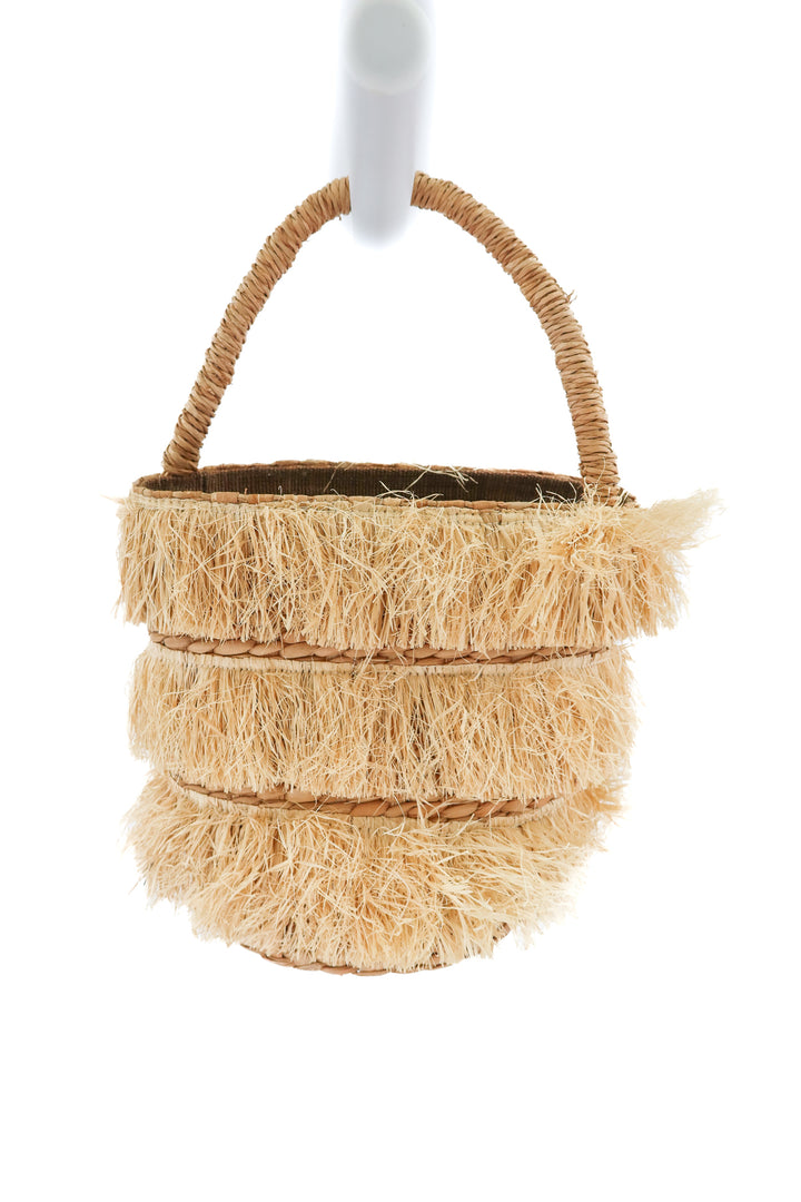 straw bucket bag