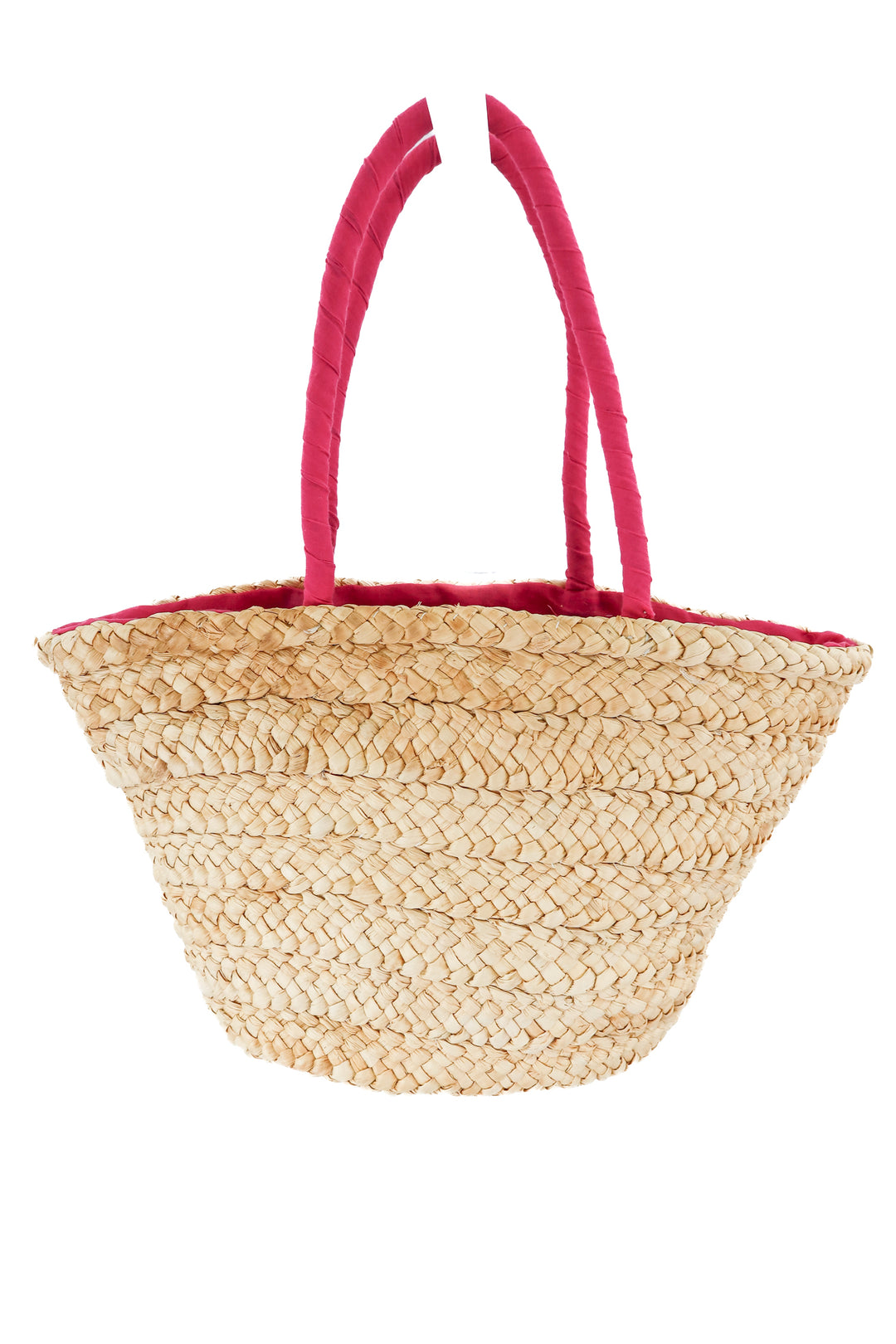 Flamingo straw bag