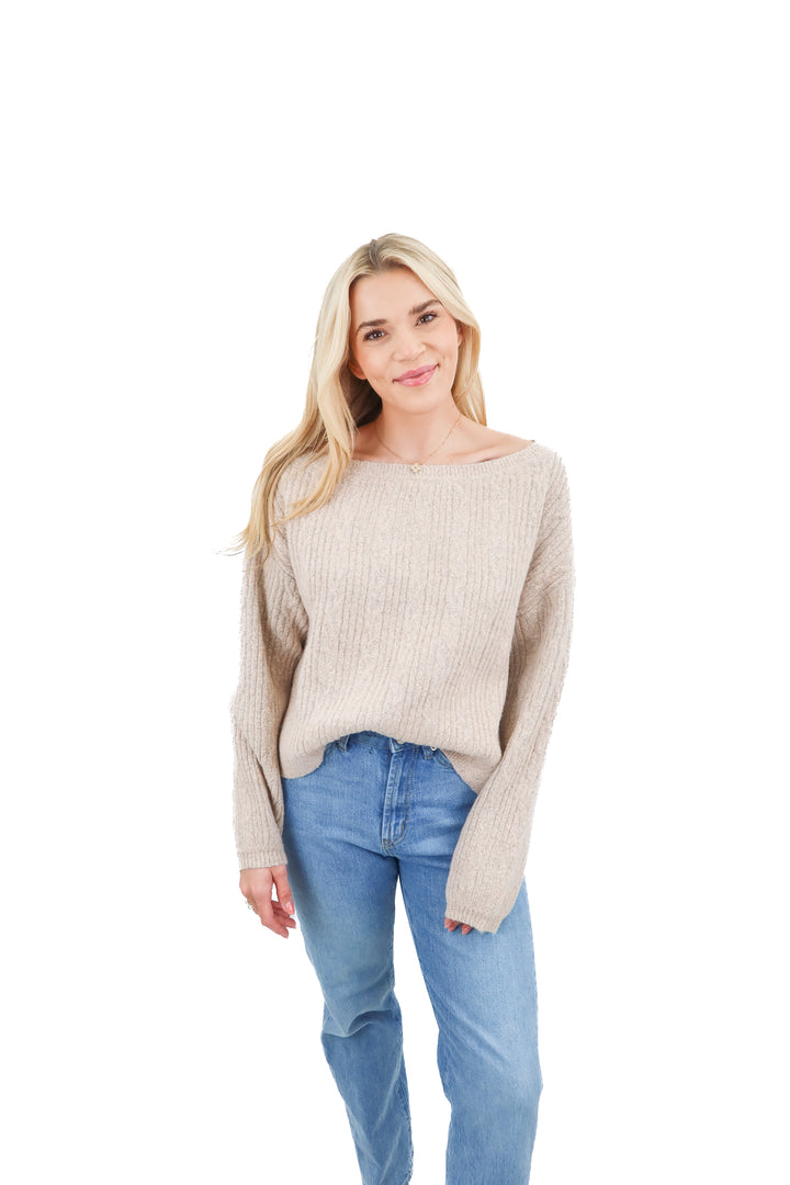 tularosa pink boatneck sweater NWT (s; retail $158)