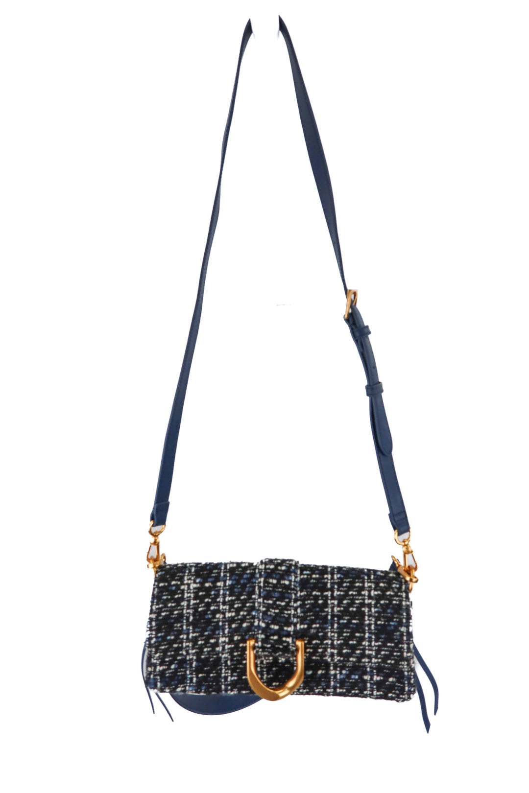 Charles & Keith quilted navy purse (retail $120)