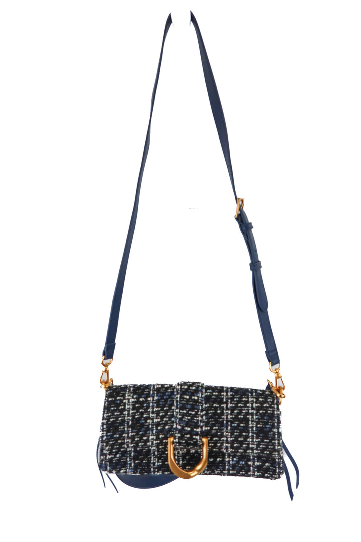 Charles & Keith quilted navy purse (retail $120)