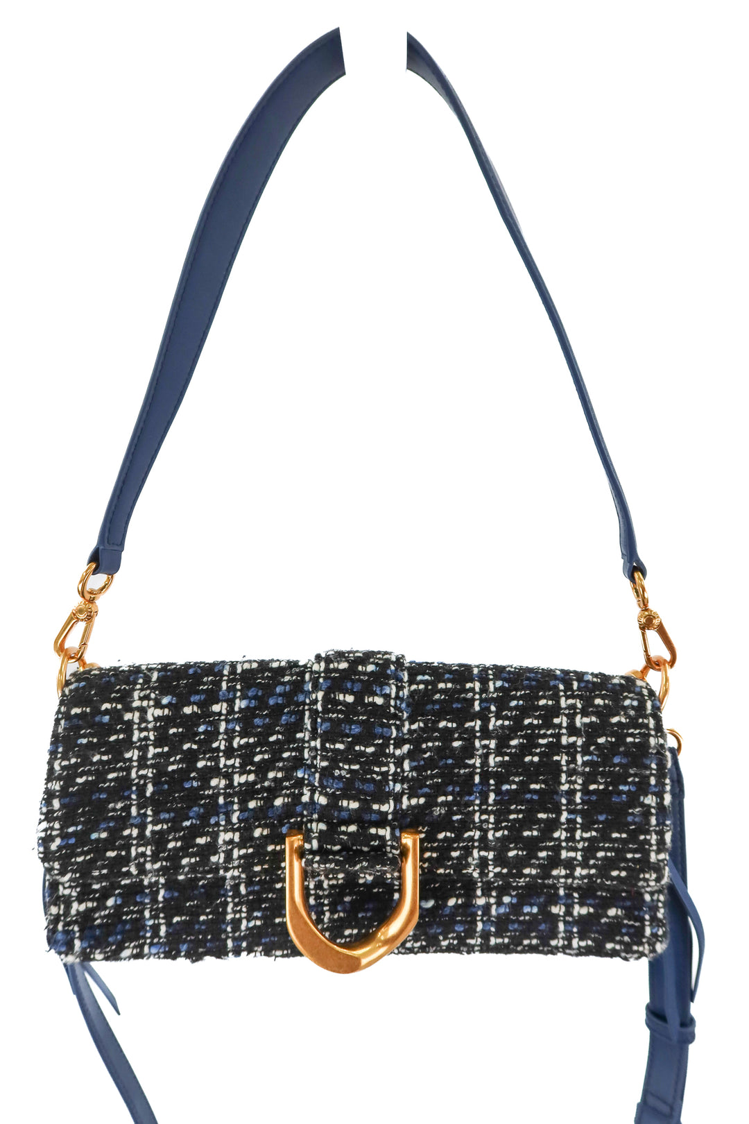Charles & Keith quilted navy purse (retail $120)