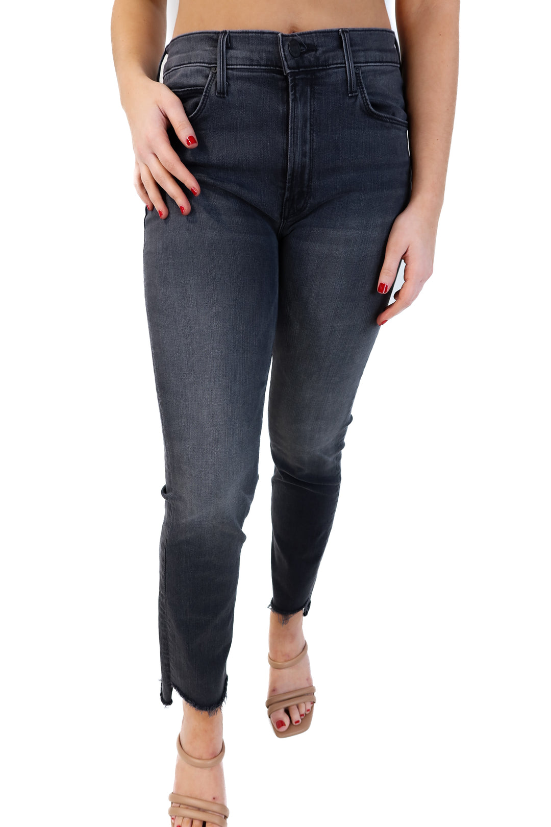 Mother Faded Black Jeans (27; retail $248)