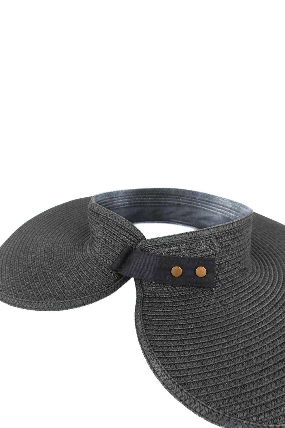 Shade and shore black rattan hat