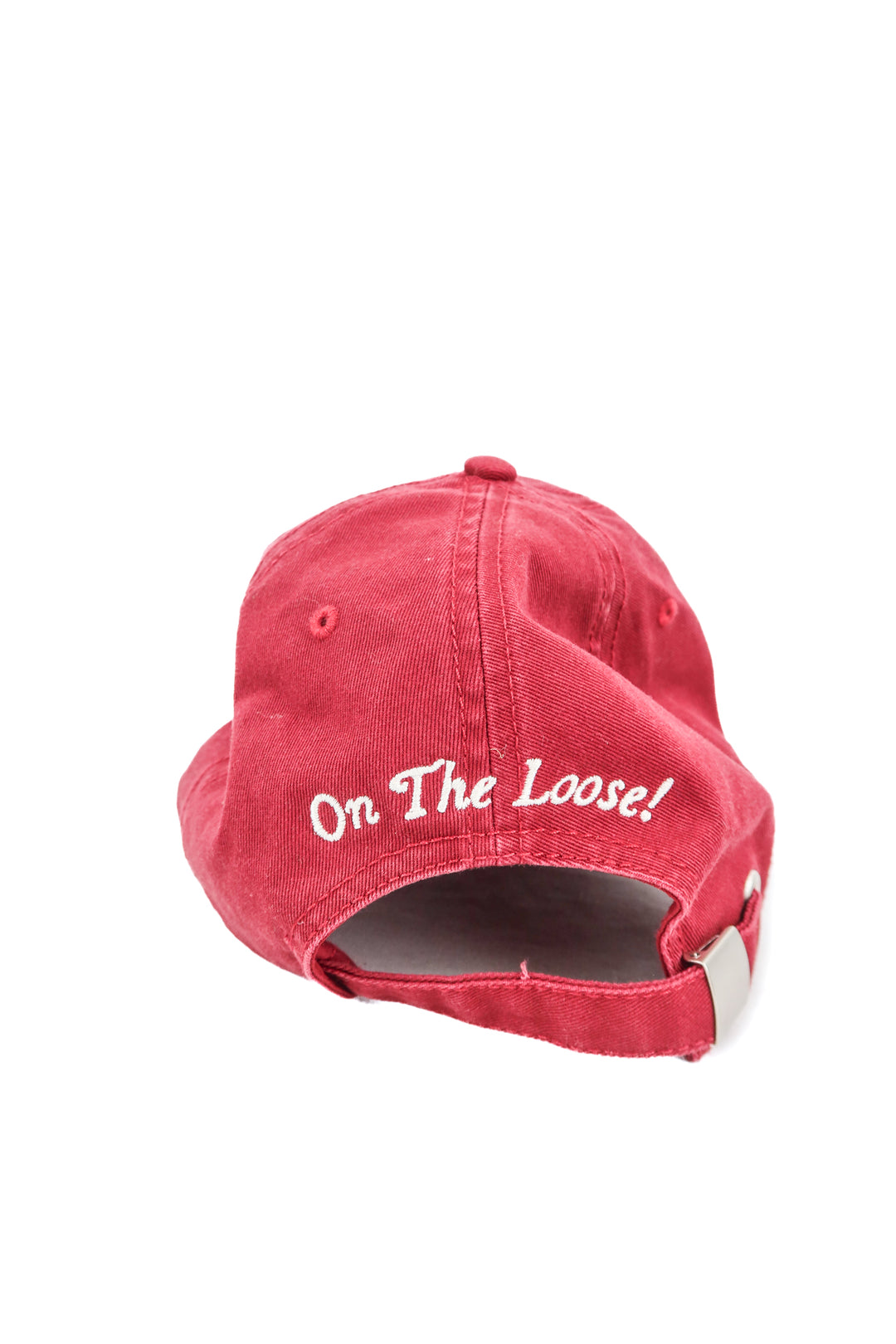 Silly goose burgundy baseball hat