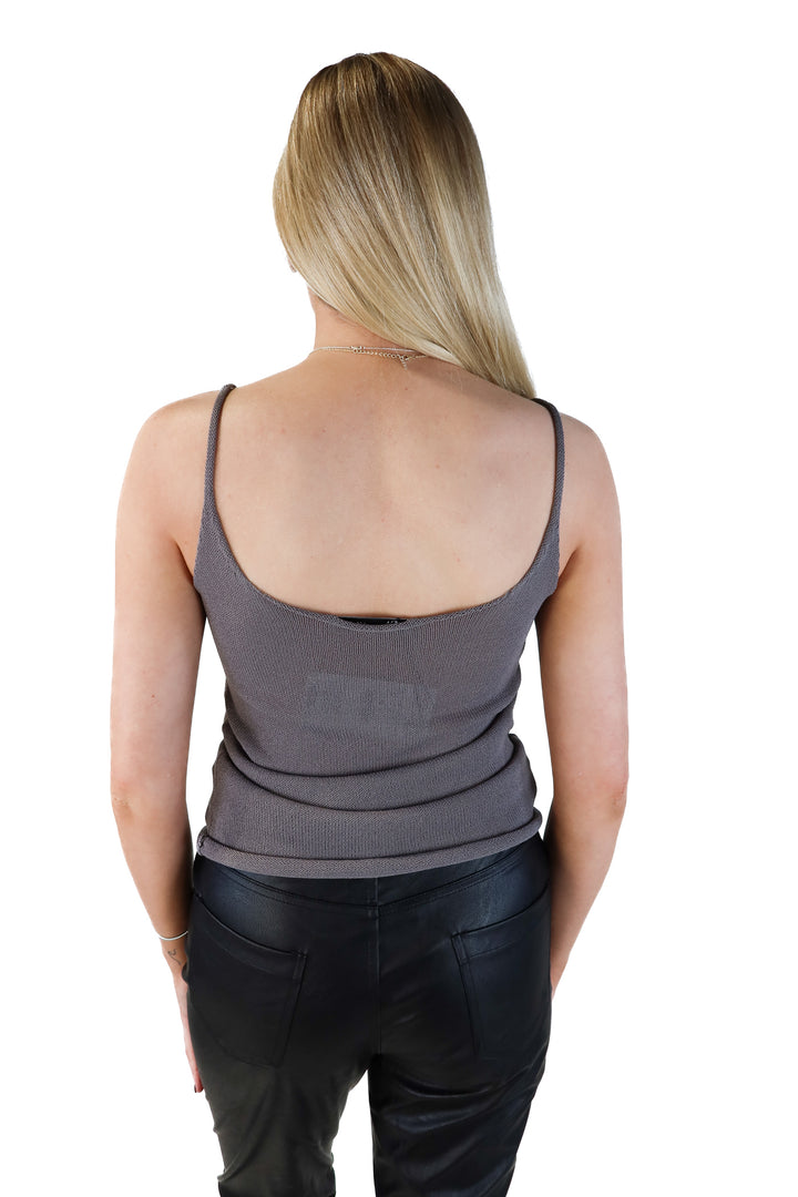 Zara Grey Knit Tank NWT (S)