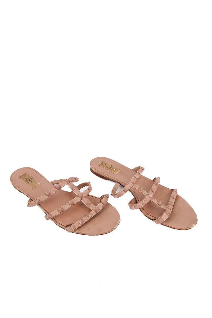 Valentino nude studded sandals (40)