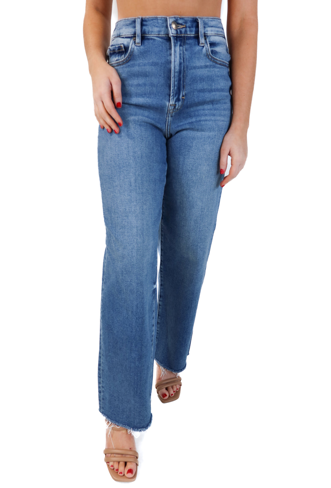 Vici Wide Leg Jeans (26; retails for $74)