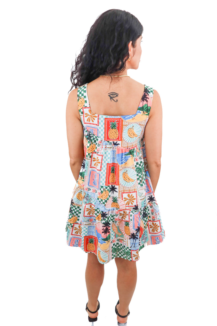 Skies Are Blue island vacation dress (XS)