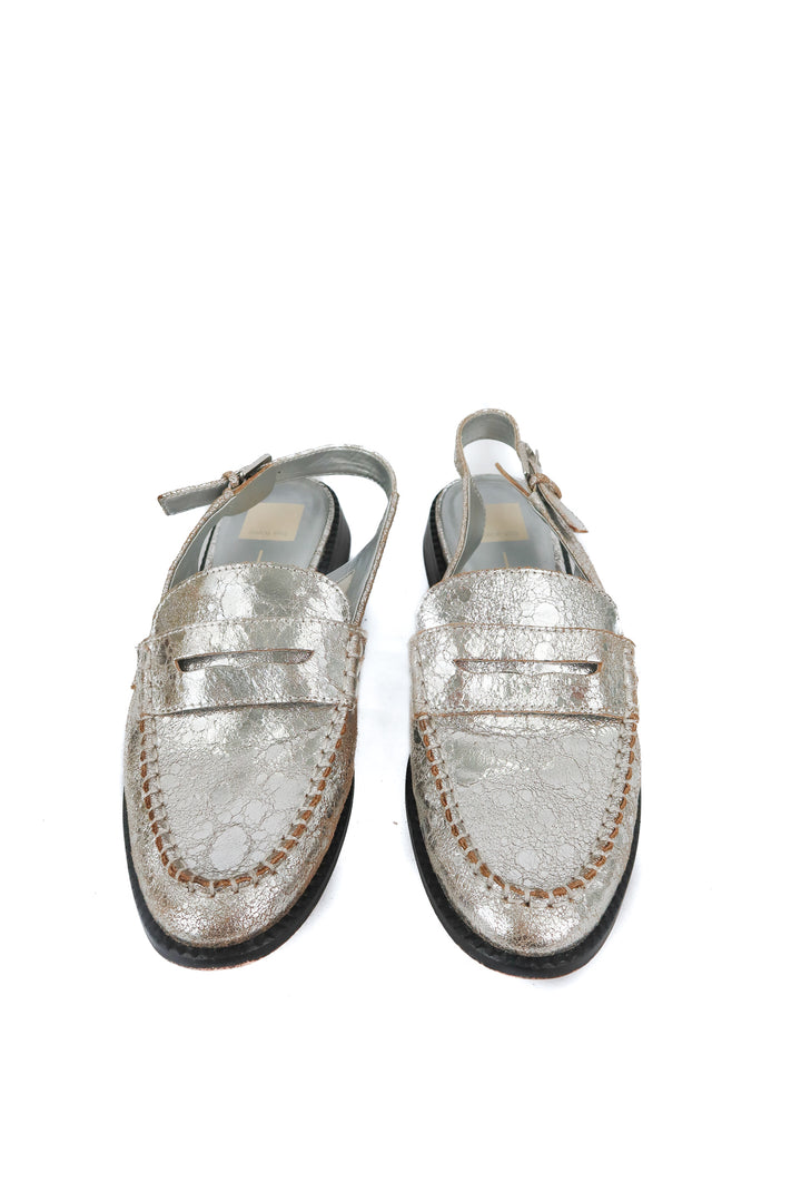 Dolce Vita silver metallic flats (10)