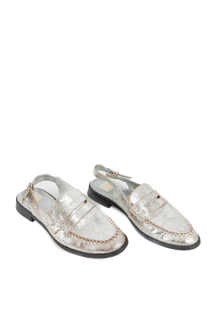 Dolce Vita silver metallic flats (10)