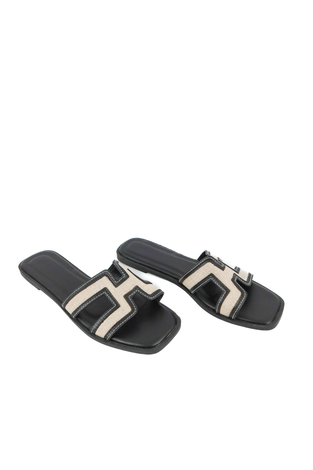 Billini black and cream sandals (10)