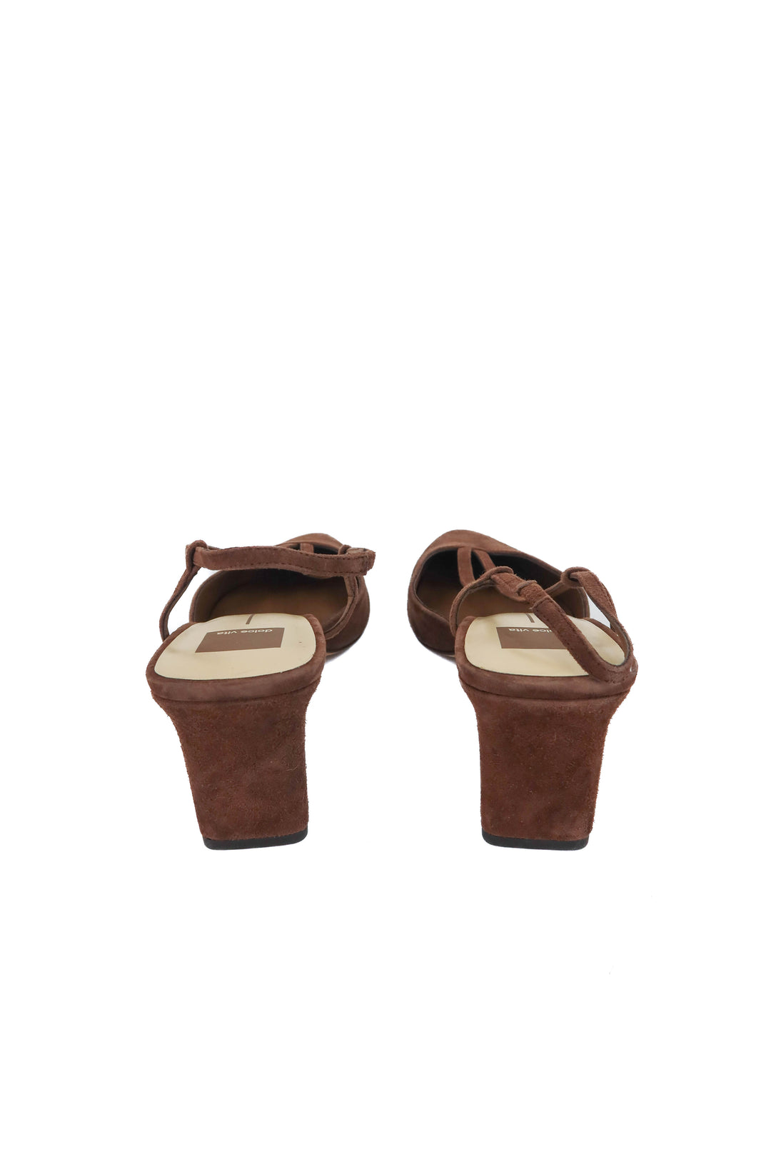dolce vita brown suede pointed heels nwob (10; retail $150)