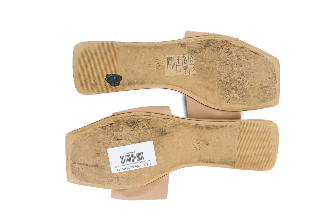 H&M nude sandals (41)