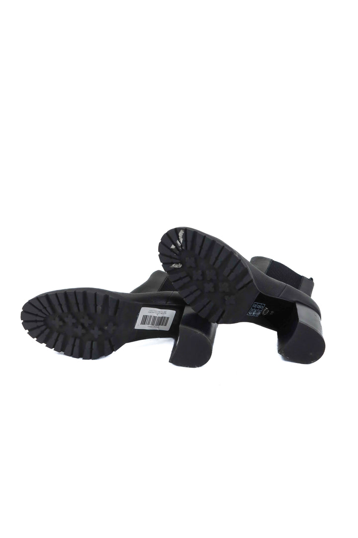 paige black platform bootie (10; retail $428)