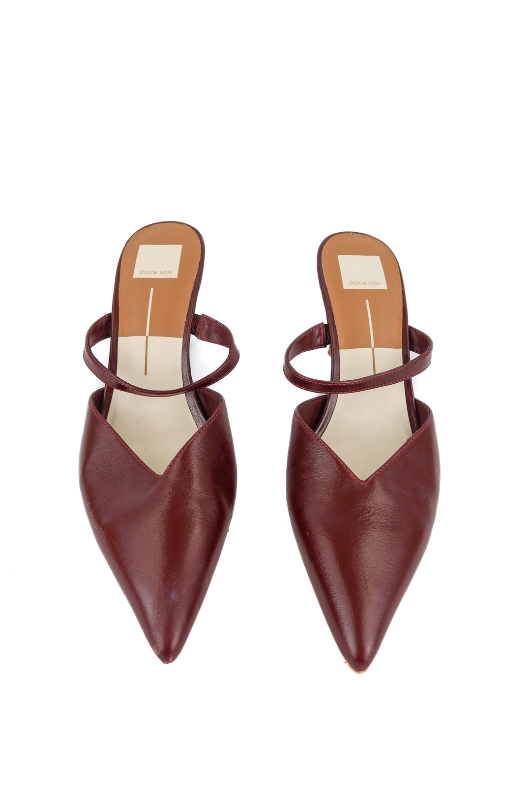 Dolce Vita burgandy pumps (10)