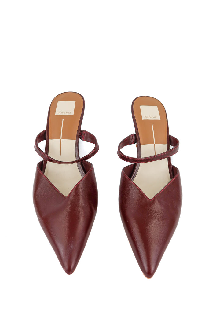 Dolce Vita burgandy pumps (10)