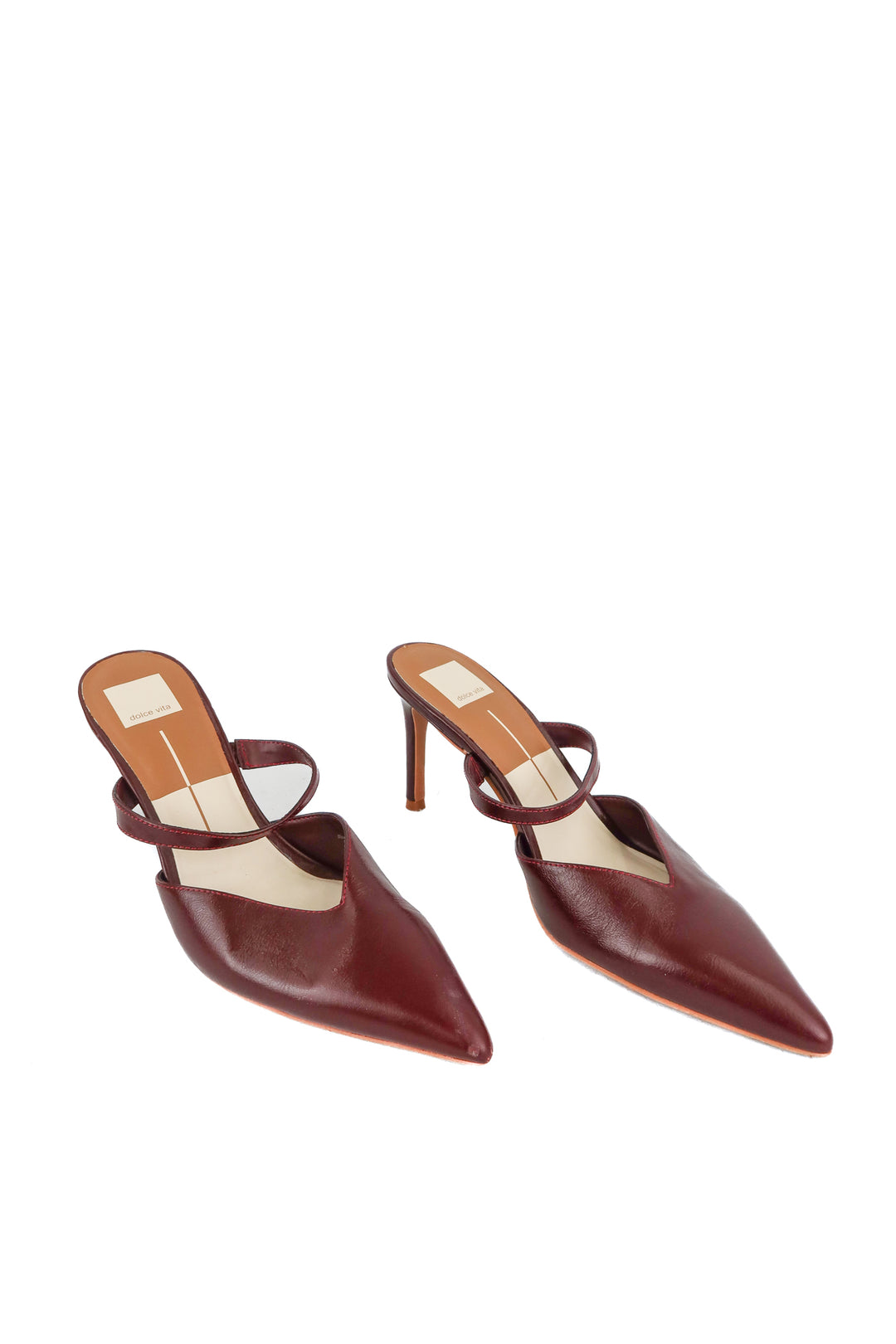 Dolce Vita burgandy pumps (10)