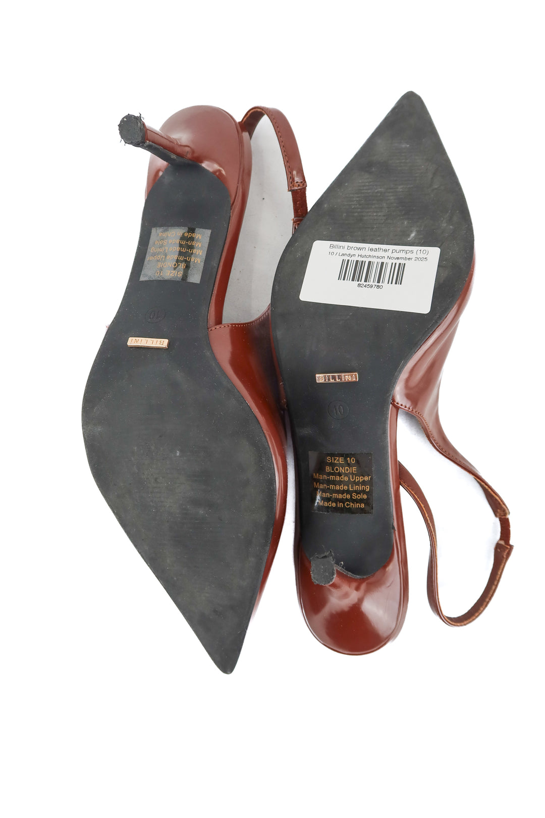 Billini brown leather pumps (10)