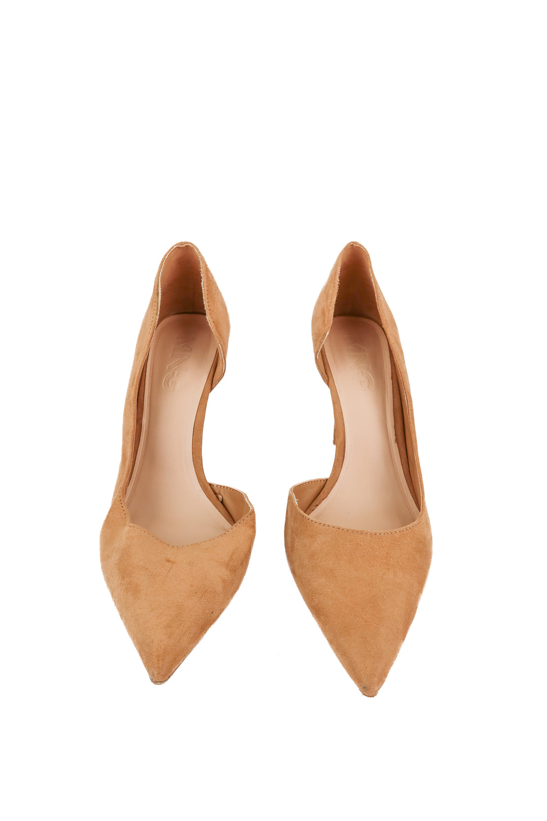 MNG tan suede pumps (42)