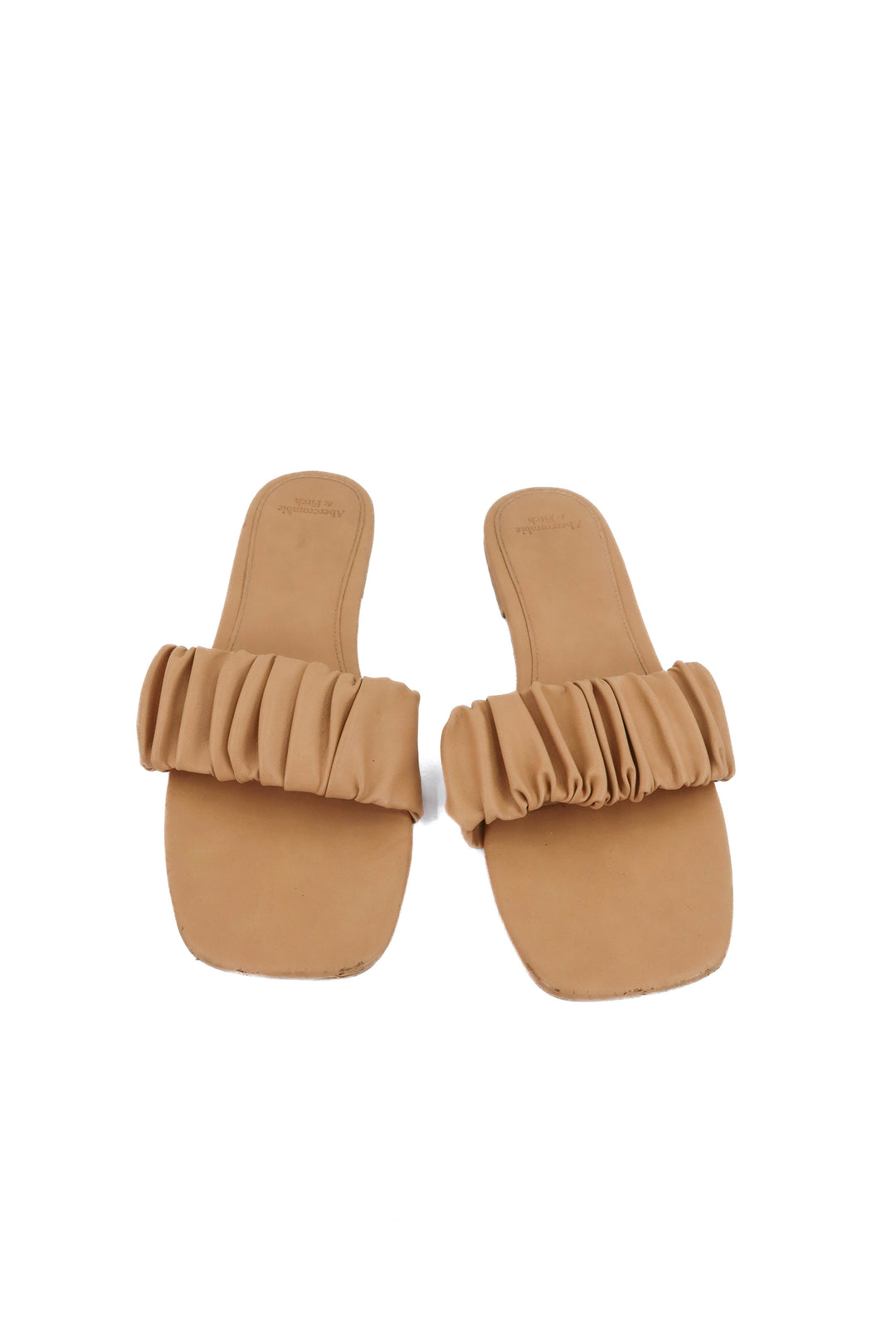 abercrombie & fitch tan flat sandals (11)