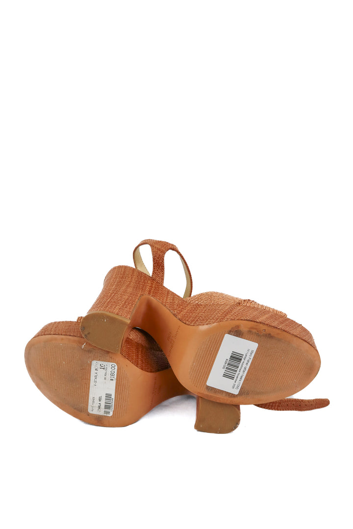 Marc Fisher rattan heels (10M)