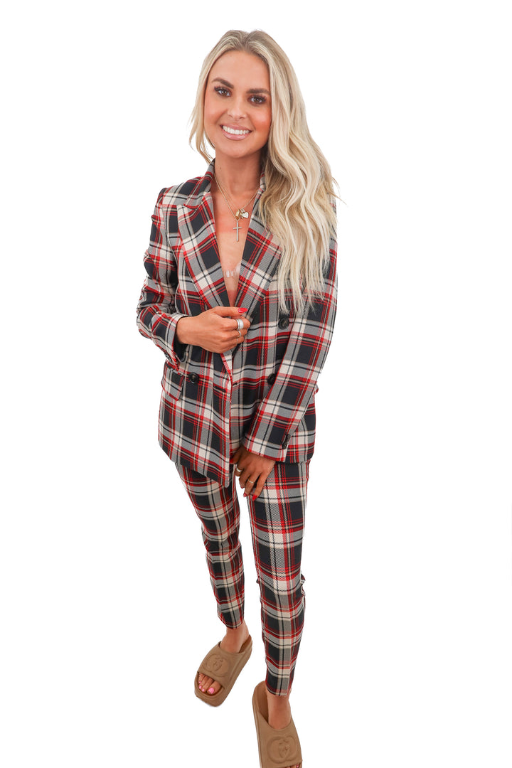 h&m plaid blazer set (0)
