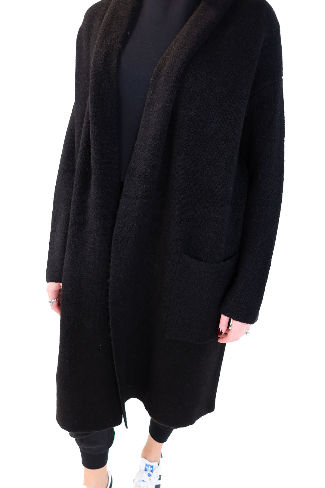 Vici Black Long Cardigan (S/M; retails for $88)